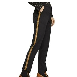 Scotch & Soda Atelier No. 4 Tailored Pants Snakeskin Trim